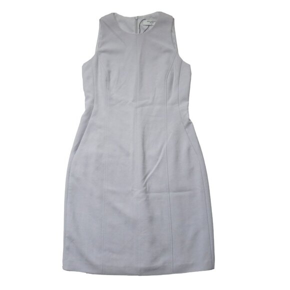 NWT MM. Lafleur The Constance in Pewter Nep Suiting Sleeveless Sheath Dress 6